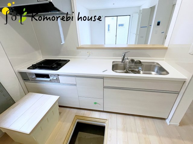上尾市上尾下　第1　2期　新築一戸建て　クレイドルガーデン　06のキッチン|撮影：'25/07/8/1