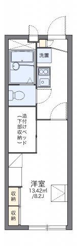 レオパレスフレンズの間取り