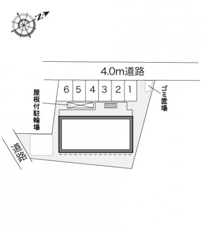 レオパレスフレンズの駐車場