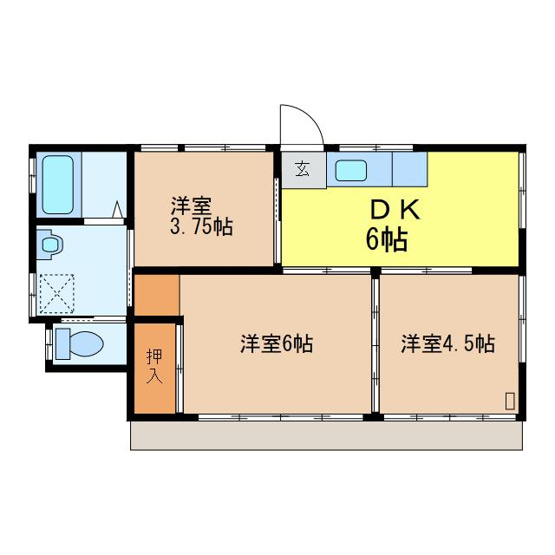 【間取り】 | 小谷野米店貸家（紺屋町）