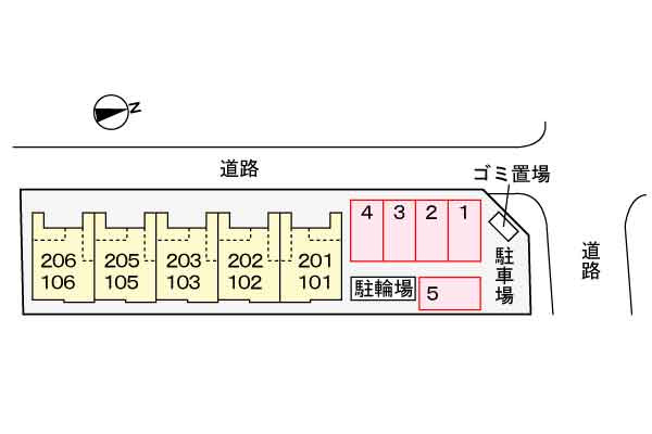 ラ　フォレスタの区画図