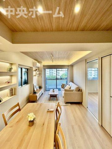 トーア南砂マンションの居間・リビング|リビングダイニング