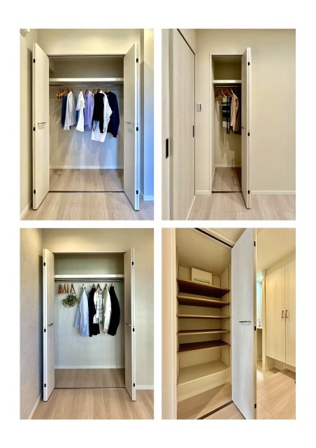 トーア南砂マンションの収納|居室にはクローゼットを完備し、自由度の高い家具の配置が叶うシンプルな空間です。お子様の成長と必要になる子供部屋を与えるにはぴったりの間取りですね。