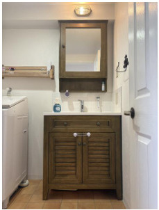 中古テラスハウス　大東市朋来2丁目（平成9年築）の独立洗面台|個性的な洗面台♪