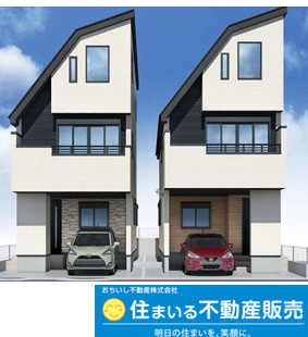 福岡市西区福重3期　1号棟の外観パース
