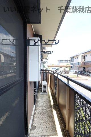 コスモジョイ　Ａのバルコニー|バルコニー付きです