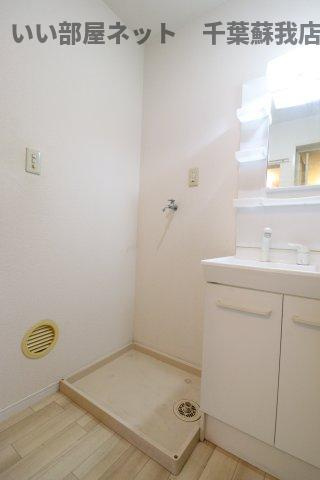 コスモジョイ　Ａの洗面所|室内洗濯機置き場