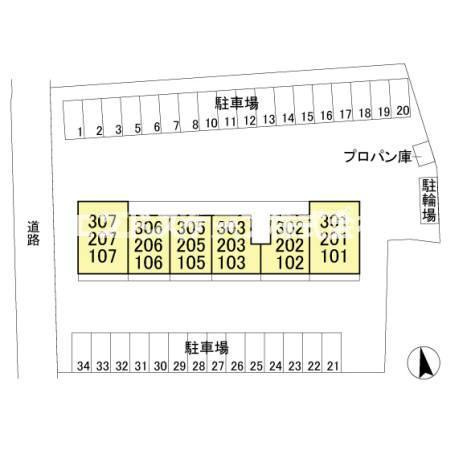 グレイスリーフの区画図|高崎、前橋のお部屋探しはエンドスケープまで！お客様の理想お聞かせ下さい♪