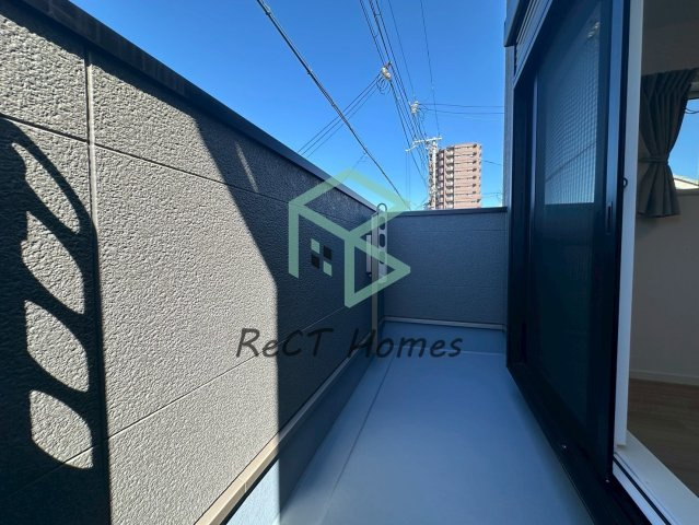 姫路市新在家１丁目の新築一戸建のバルコニー