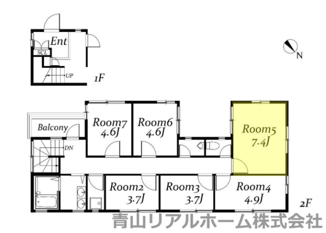 【間取り】 | ｒｏｏｍーｉｎｇ南青山ハウス