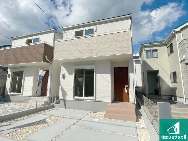 神戸市北区甲栄台　新築一戸建ての外観|お客様に長く安心して住んでいだだける事にこだわった家づくり！住んでからのアフターサービスにもしっかりと取り組んでいます！