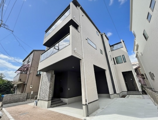 豊島区上池袋3丁目 全3棟 2号棟の外観|堂々完成につきご見学いただけます