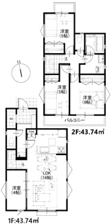 【参考プラン】 | 【仲介手数料無料！！】八王子市元本郷町４丁目　建築条件付き売地（全１区画）No.1　3190万円