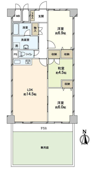 【間取り】 | ルネ新大宮