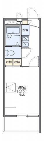 レオパレス河原城の間取り
