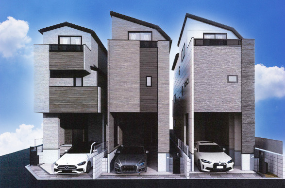 中野区丸山1丁目　快適×充実設備　開放的な角地含む全3棟　