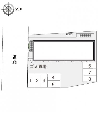 レオパレスいずみの駐車場