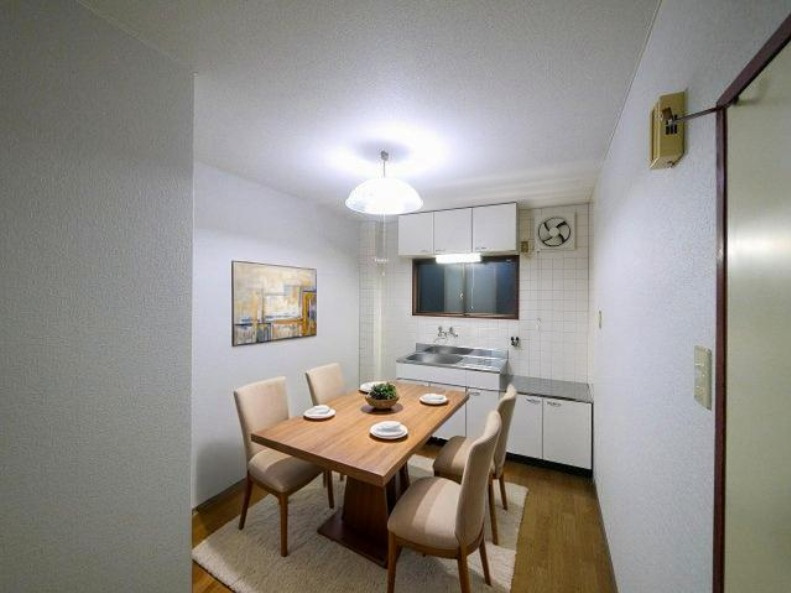 サニーハイツ朝日ヶ丘Bの居間・リビング|CGで家具等を配置したもので家具等は含まれません