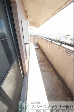 サンシーズ南山手のバルコニー|※お部屋により仕様が異なる場合があります※