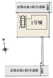 それぞれのご家族の個性にあった住まい探しをの区画図|店舗前駐車場あります。お車でご来店ください