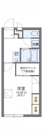 レオパレスラ・フォーレⅠの間取り