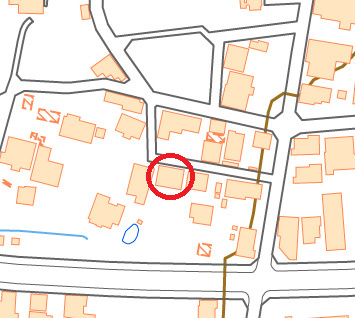 天童市　一棟アパートの地図