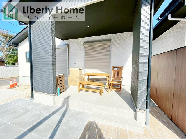 牛久市牛久町7期　新築戸建　1号棟のバルコニー