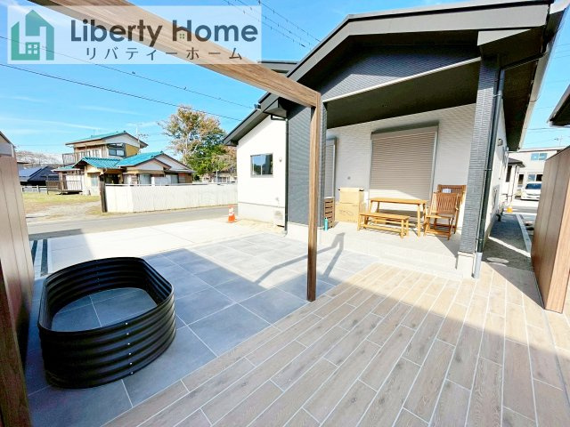 牛久市牛久町7期　新築戸建　1号棟のバルコニー