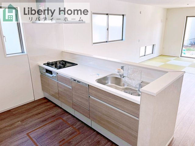 牛久市牛久町7期　新築戸建　1号棟のキッチン