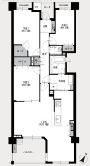 【間取り】 | ザ・レジデンス稲毛台ミッドコートイースト