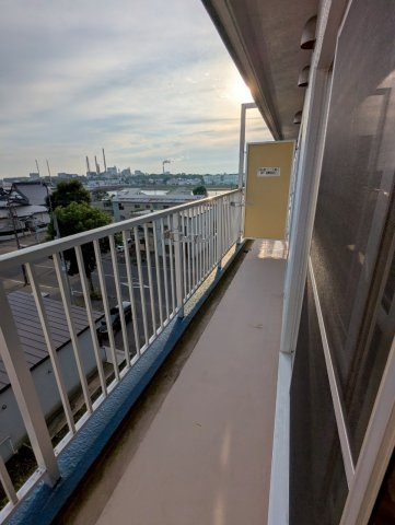 エステート治水のバルコニー