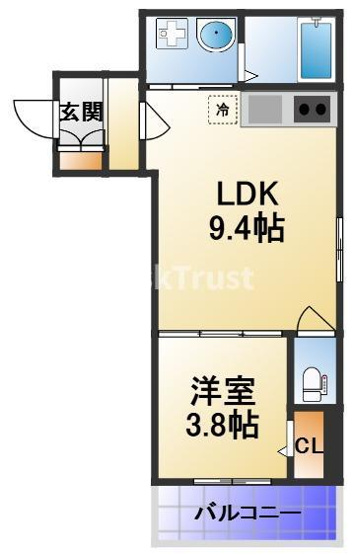 【間取り】 | M-city千林大宮Ⅱ