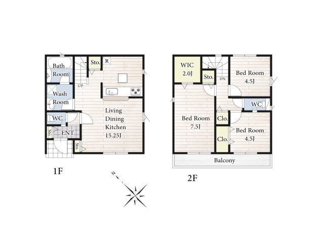 【間取り】 | リビングの大きな開口部は陽当たりの確保だけでなく、まとめ買いで大量のお買い物をした際や家具など大きな物を購入した際に便利です。