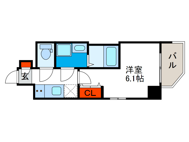 エスリードレジデンス大阪弁天町の間取り