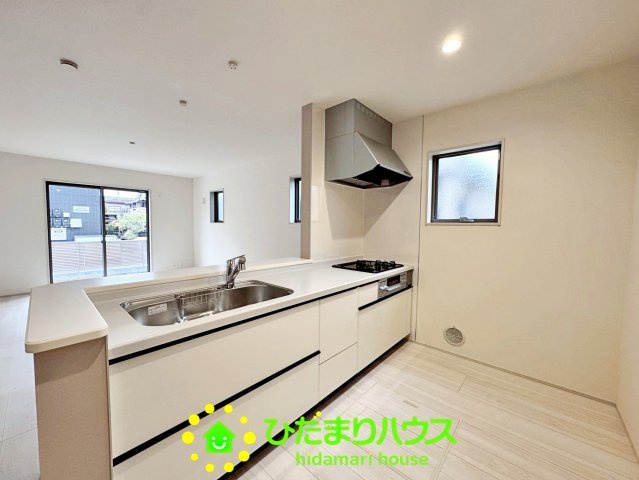 宮代町川端　新築一戸建て　01　リーブルガーデンのキッチン|システムキッチン！！