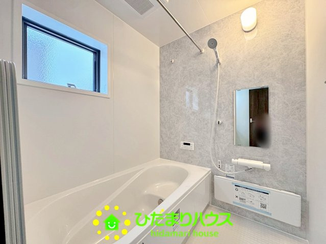 宮代町川端　新築一戸建て　01　リーブルガーデンの浴室|一日の疲れを癒してくれます！