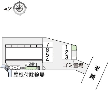 レオパレスソフィアの駐車場