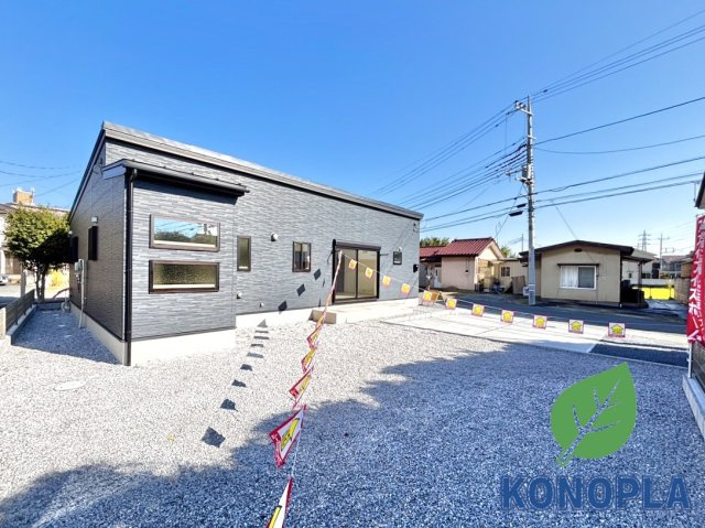 【新築戸建】前橋市箱田町の外観|■外観｜土日のご見学はもちろん、平日・夜間のご案内も大歓迎です♪「今から見たい」や「仕事終わりに見たい」にもご対応できますのでお気軽にお問い合わせください♪