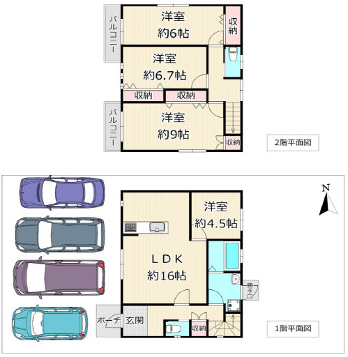 【間取り】 | 大泉町西小泉一丁目戸建