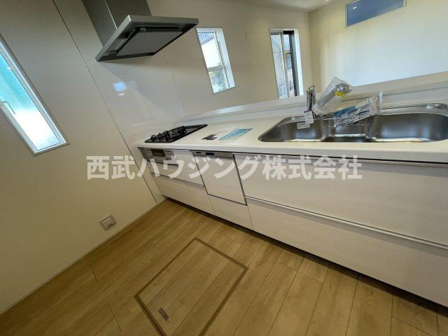 【仲介手数料無料】狭山市富士見２丁目全２棟　２号棟　狭山新築住宅西武ハウジングのキッチン