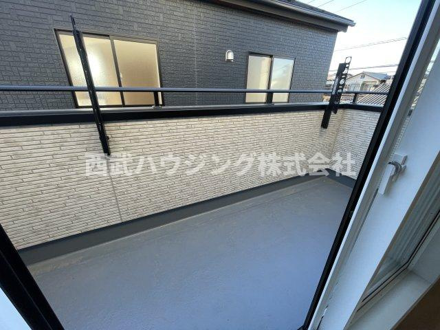 【仲介手数料無料】狭山市富士見２丁目全２棟　２号棟　狭山新築住宅西武ハウジングのバルコニー