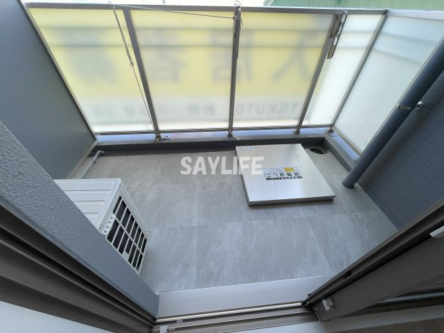 ファーストフィオーレ長田グランディールのバルコニー