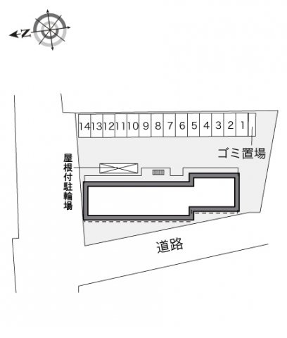 レオパレスｌｅ　ｆｉｇｕｉｅｒの駐車場