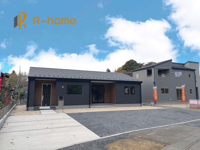 小美玉市小川第1　新築戸建て　1号棟の外観|ご予約を頂ければ、『平日』はもちろん『早朝』や『夜間』もご見学可能です♪お気軽にお申し付けください♪