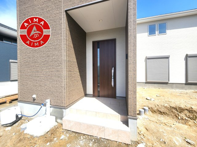 糟屋郡宇美町障子岳3丁目第1-4棟(4号棟)の外観：施工例|おでかけの時も帰った時も、「我が家」を最初に感じでもらえる素敵な空間に。