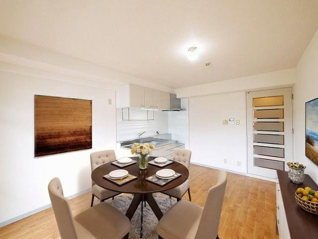 ジュネス東生駒（辻町）の居間・リビング|CGで家具等を配置したもので家具等は含まれません