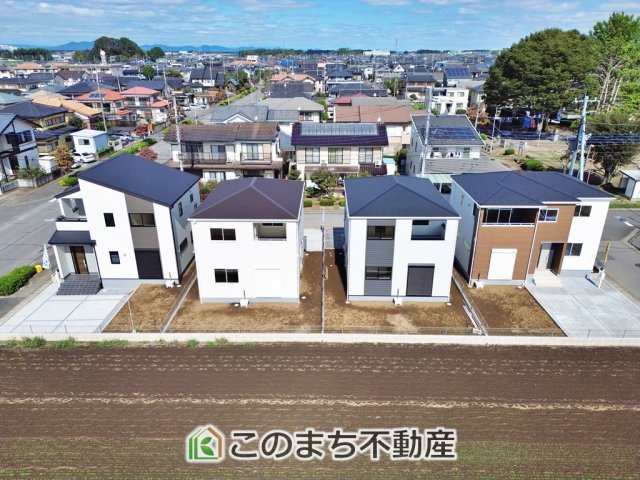 LiveleGarden.S第1下野大光寺　2号棟の外観|分譲地の街並み