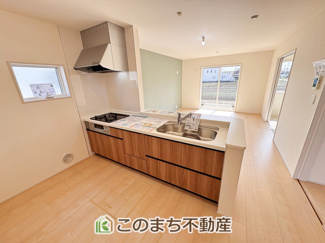 【キッチン】LiveleGarden.S第1下野大光寺 2号棟 【キッチン】 | LiveleGarden.S第1下野大光寺 2号棟 | 人気の対面式キッチン☆料理をしながらご家族とコミュニケーションが取れます♪