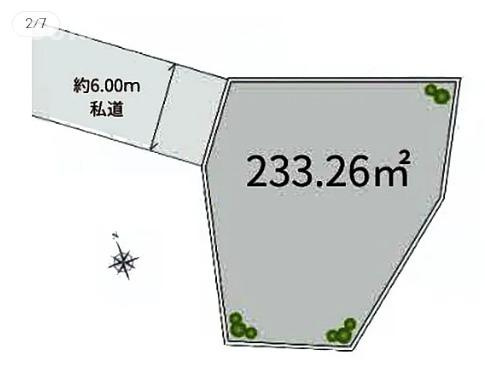 杉田8丁目新築戸建　の区画図