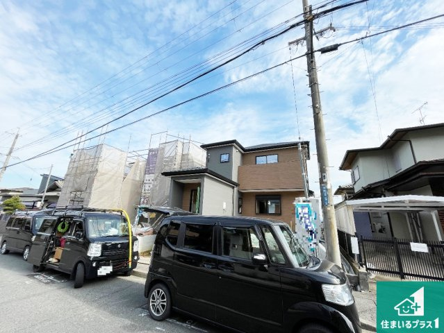 奈良市帝塚山　第8期　新築一戸建ての外観|建築中ですが現地を見ると分かる事もございますので、ぜひ一度現地をご覧ください。